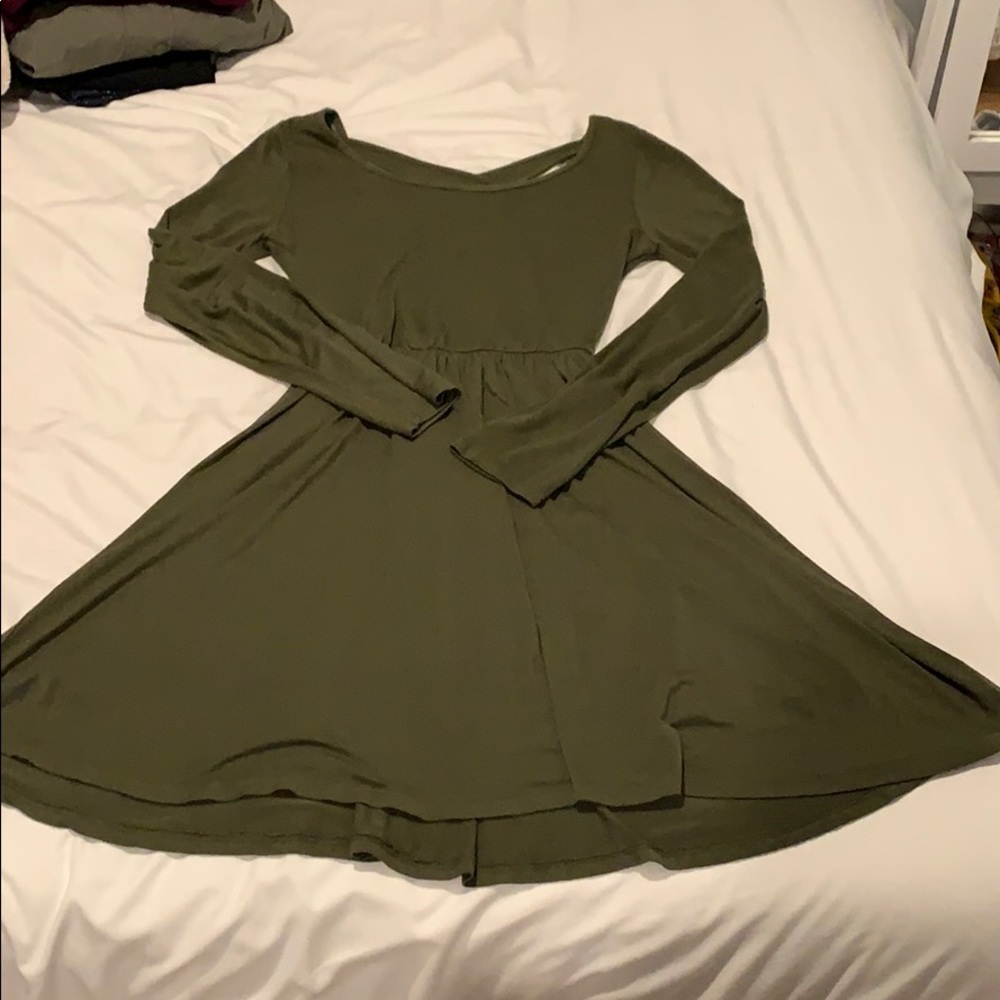 long sleeved casual dress
